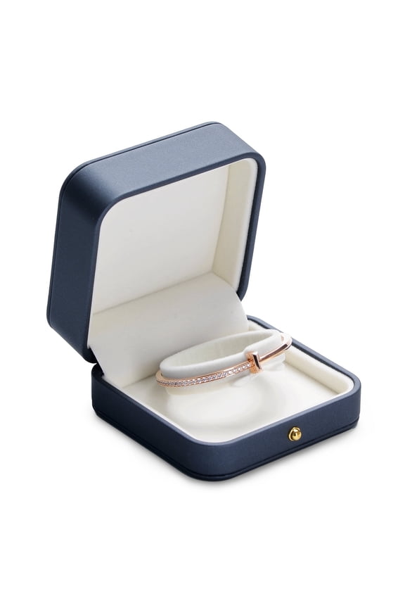 Velvet Bracelet Gift Box Leather Jewelry Bangle Storage Box