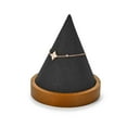 thumbnail image 1 of Oirlv Bangle Bracelet Watch Cone Shape Jewelry Display Stand, Solid Wood, Gray, 1 of 8