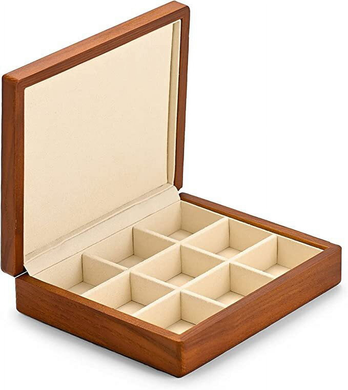 Oirlv Solid Wood Ring Jewelry Box Organizer Earrings Jewelry Drawer