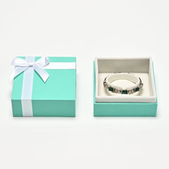 Oirlv Bracelet Bangle Gift Box Velvet Jewelry Box for Women Wedding Gift