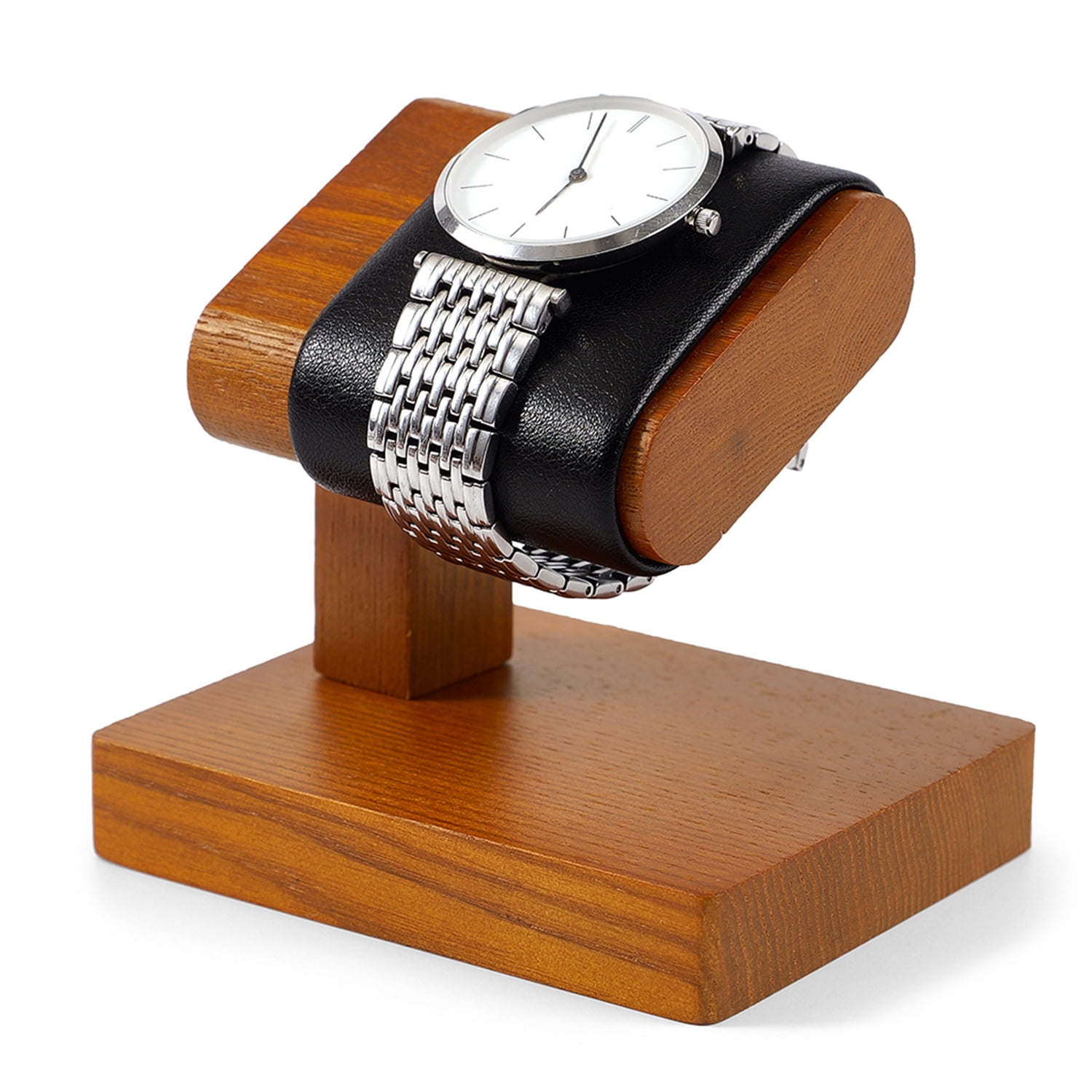 Oirlv Single Watch Display Stand Black Leather Jewelry Display Holder ...