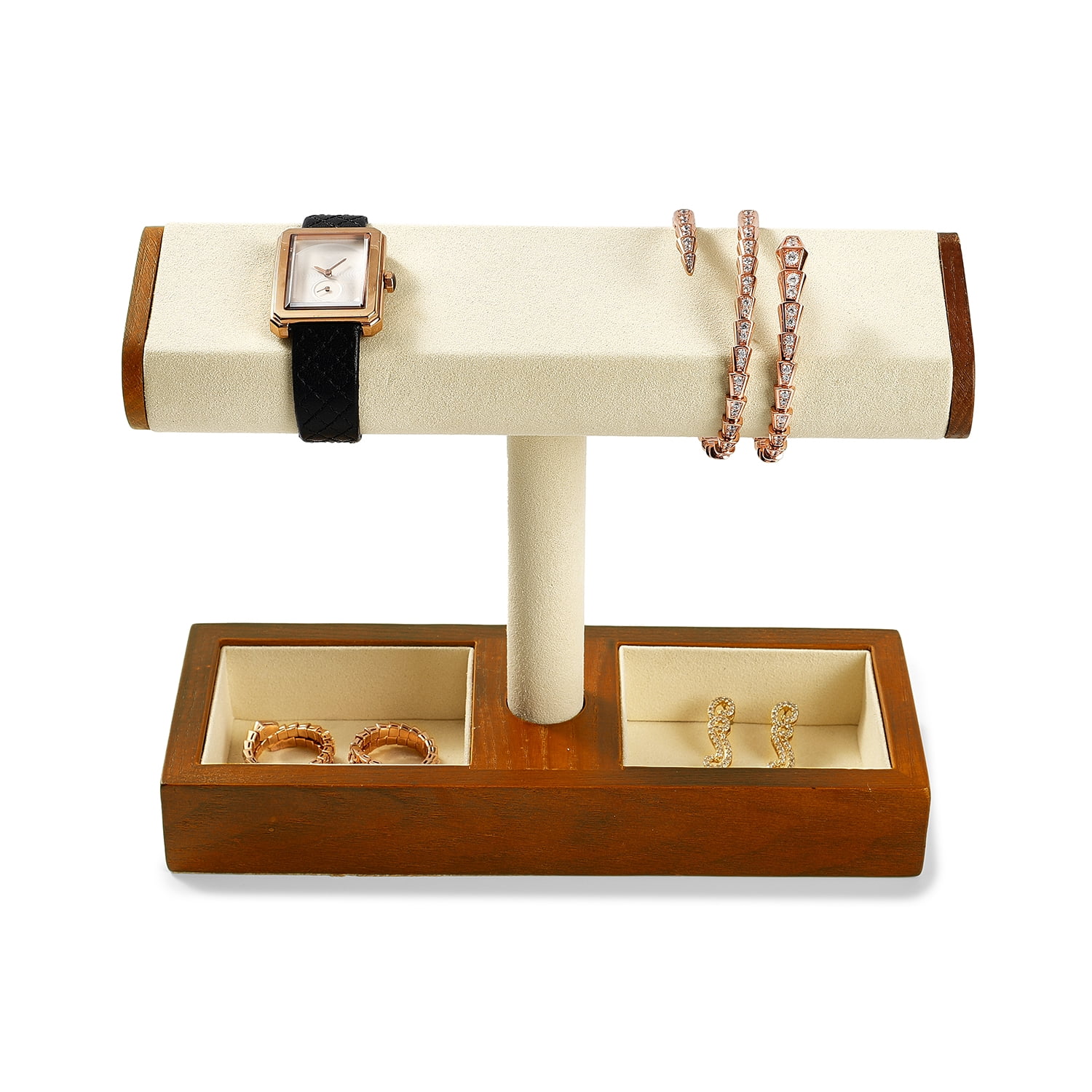 Oirlv Watch Stand Watch Holder Display T-Bar Jewelry Organizer Stand ...