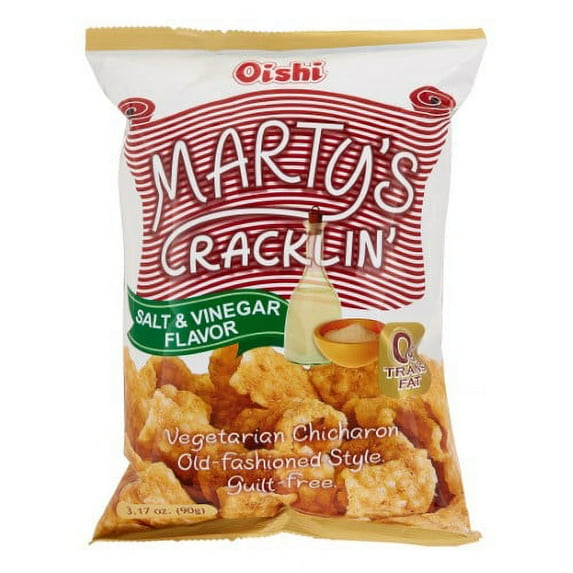 Oishi Marty'S Crackin' Salt & Vinegar, 90 Gram