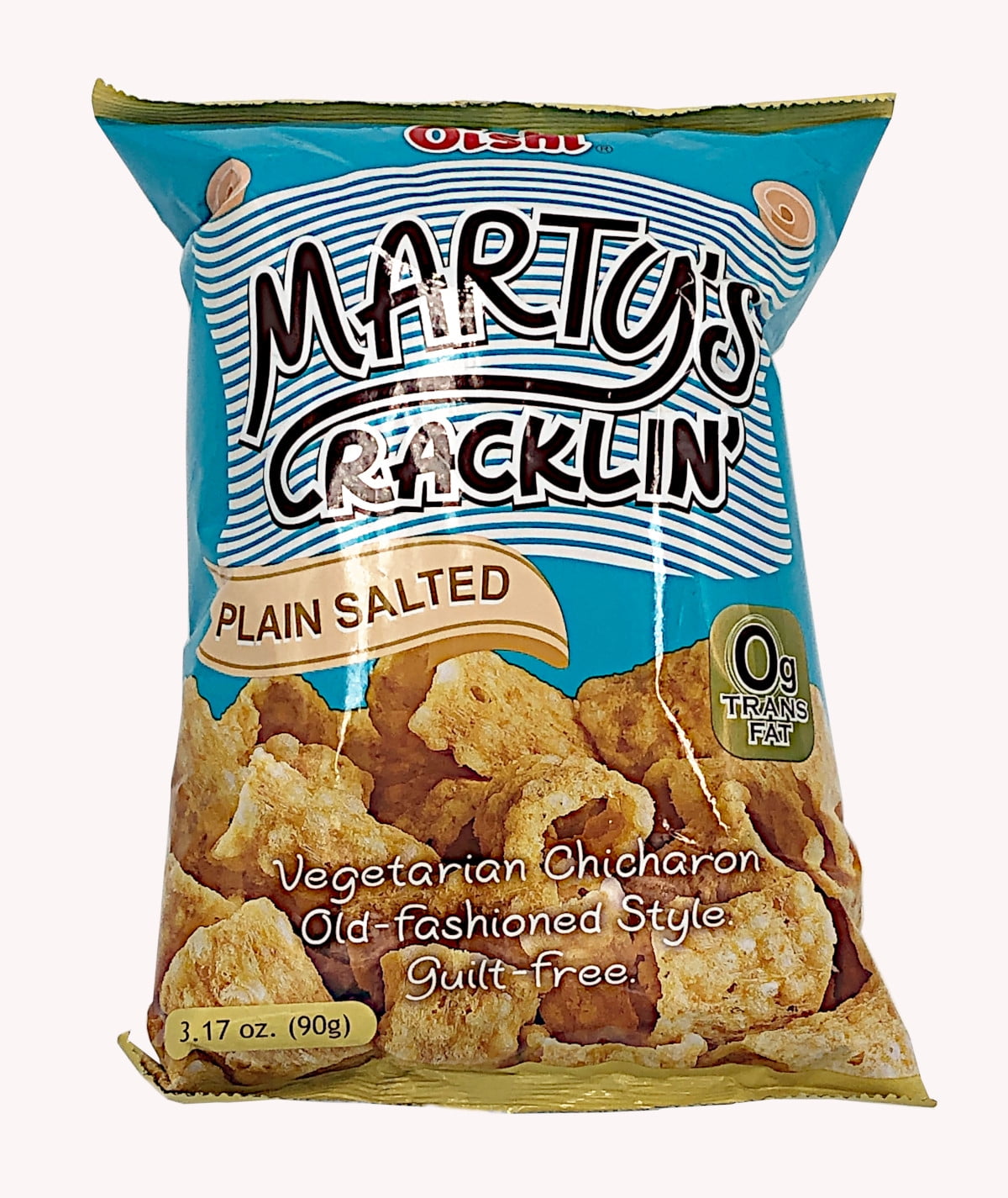 Oishi Marty's Cracklin' Plain Salted Flavor Vegetarian