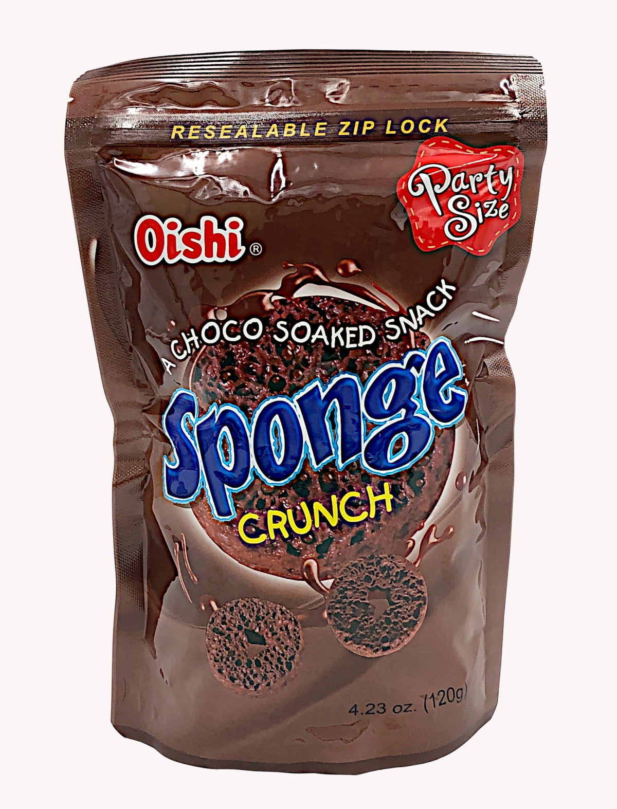 Oishi Pillows Sponge Crunch Chocolate Flavor Big 100G Pack of 2 Walmart