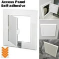 thumbnail image 1 of Oiur Access Panel Door Opening Flap Cover Detachable Design Hinge-type Plumbing Access Door Metal Access Panel for Drywall Ceiling,150mmx200mm, 1 of 8
