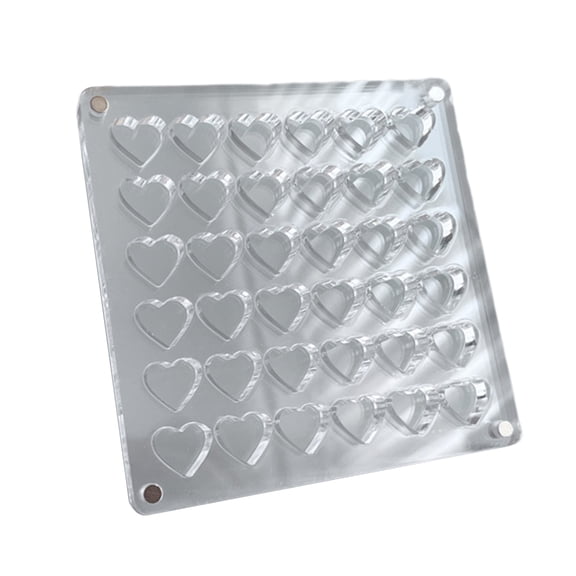 Oiur Acrylic Magnetic Seashell Display Box 36/64 Grids Square Small Crafts Nail Art Bead Charm Jewelry Show Organizer Container Case