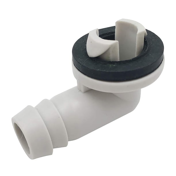 Oiur Air Conditioner Drain Hose Connector Elbow Fitting with Rubber