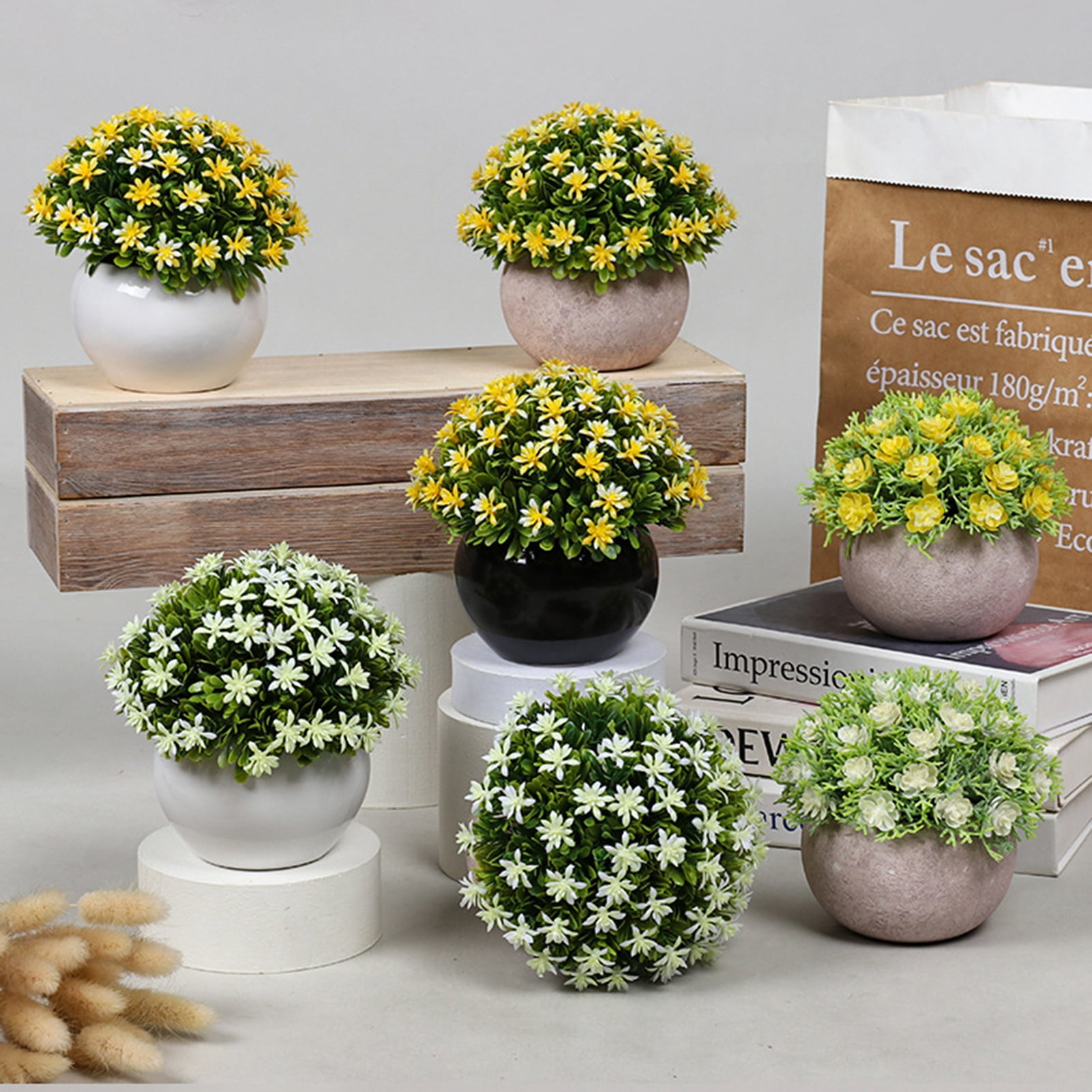 Meideli Fake Gypsophila Flowers - Realistic Silk Baby's Breath Plant For Home & Wedding Decor