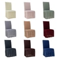 thumbnail image 1 of Oiur Chair Cover Color Banquet Chair Wear Resistant Super Soft Non-Fading Solid Slipcover Stretch Wedding Chair Protector, 1 of 15