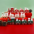 thumbnail image 1 of Oiur Christmas Train Ornament Bright Color Adorable Sturdy Smooth Surface Crafts Children's Day Gift Plastic Baking Cake Decoration Tabletop Xmas Train Toy for Cake Shop, 1 of 8