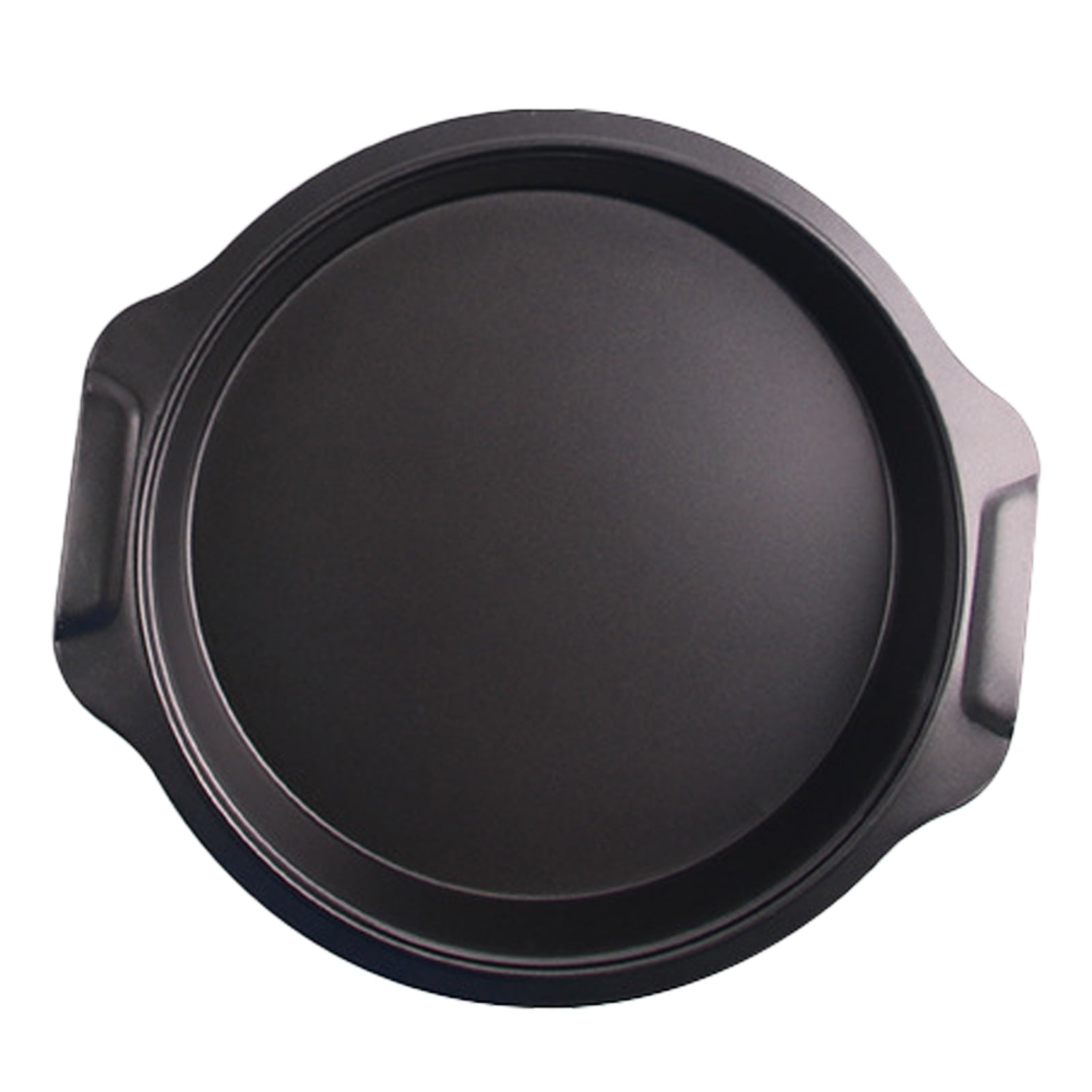 Oiur Round Baking Tray with Handle Carbon Steel Heat Insulation Baking