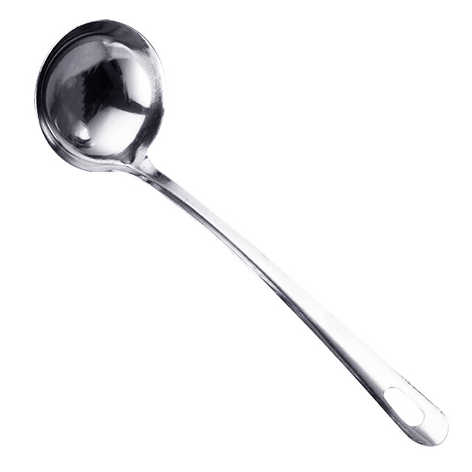 Oiur Soup Ladle Spoon Metal 430 Stainless Steel Ladles Spoon And