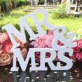 thumbnail image 1 of Oiur White Mr & Mrs Signs Wedding Letter Decoration Freestanding Romantic Table Ornament for Bridal Showers Anniversaries Engagements, 1 of 7