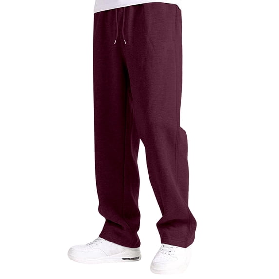 Oiyii Boys Active Sweatpants Elastic Waist Drawstring Straight Leg Jogger Pants, Sizes 5-16