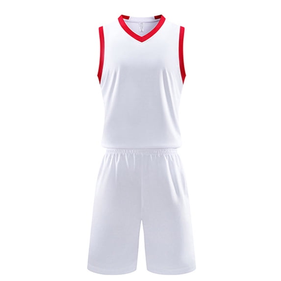 Oiyii Boys Basketball Training Outfits Sleeveless Tee Shorts Set Sportswear Clothes Sets