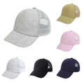thumbnail image 1 of Oiyii Infant Boys Mesh‑Back Trucker Cap Solid Outdoor Baseball Hat Sun‑Protection Headwear, Dark Gray, 1 of 6