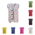 thumbnail image 1 of Oiyii Little Girls' Leopard Print Vest Sleeveless V Neck Jacket Colorful Animal Pattern Children Waistcoat,White, 1 of 5