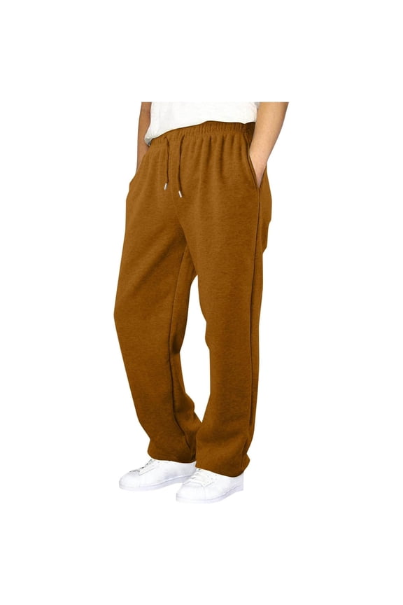 Sweatpants for Boys Casual Athletic Open Bottom Straight Jogger Pants, Sizes 5-16