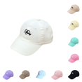 thumbnail image 1 of Oiyii Sweet Baseball Caps for Toddler Girl Heart‑Letter‑Printed Sun Hats, Beige, 1 of 3