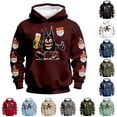 thumbnail image 1 of Oiyii Boy's Unique Cartoon 3D Print Hooded Sweatshirt Long Sleeve Graphic Pullover Daily Hoodie,, 1 of 4