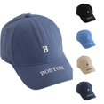 thumbnail image 1 of Oiyii Toddler Boy’S Classic Baseball Caps Letter‑Embroidered Baseball Hats Turcker Caps, Sky Blue, 1 of 6