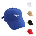 thumbnail image 1 of Oiyii Toddler Boy's Classic Adjustable Baseball Caps Embroidered Dino Print Beach Sun Hats, Blue, 1 of 5