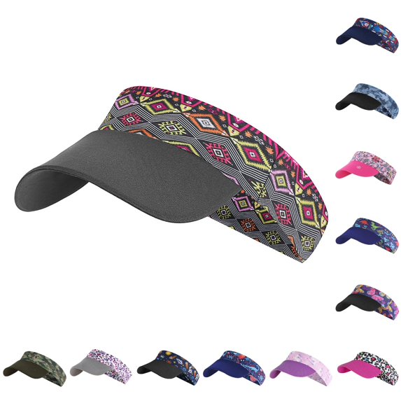 Oiyii Toddler Girl’S Outdoor Visors Butterfly‑Floral‑Printed Sun Hats, Green
