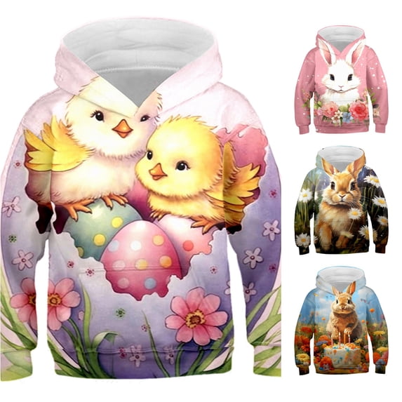 Oiyii Toddler Girl's Art Graphic Hoodie Sweatshirt Long Sleeve Casual Hooded Sweatshirt Birthday Pullover Top,Yellow