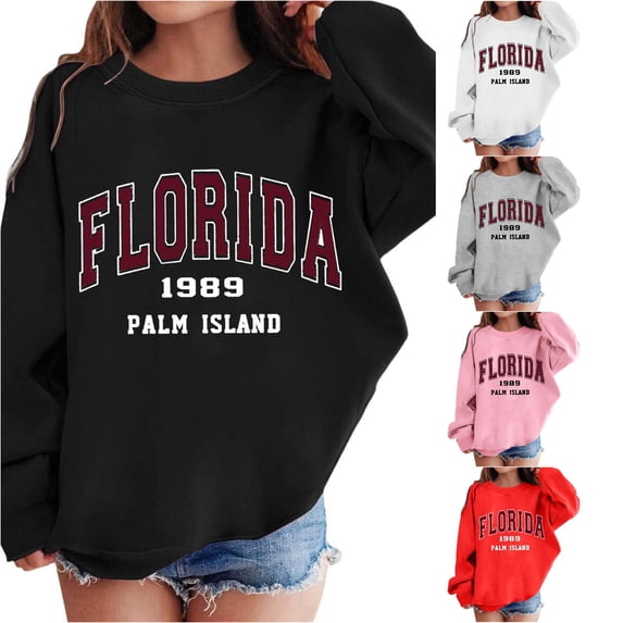 Oiyii Toddler Girl's Oversized Sweatshirt Letter Graphic Crewneck Long Sleeve Retro Casual Pullover Tops,Black