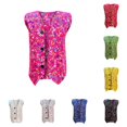 thumbnail image 1 of Oiyii Toddler Girls' Leopard Print Vest Sleeveless V Neck Jacket Colorful Animal Pattern Children Waistcoat,Hot Pink, 1 of 5