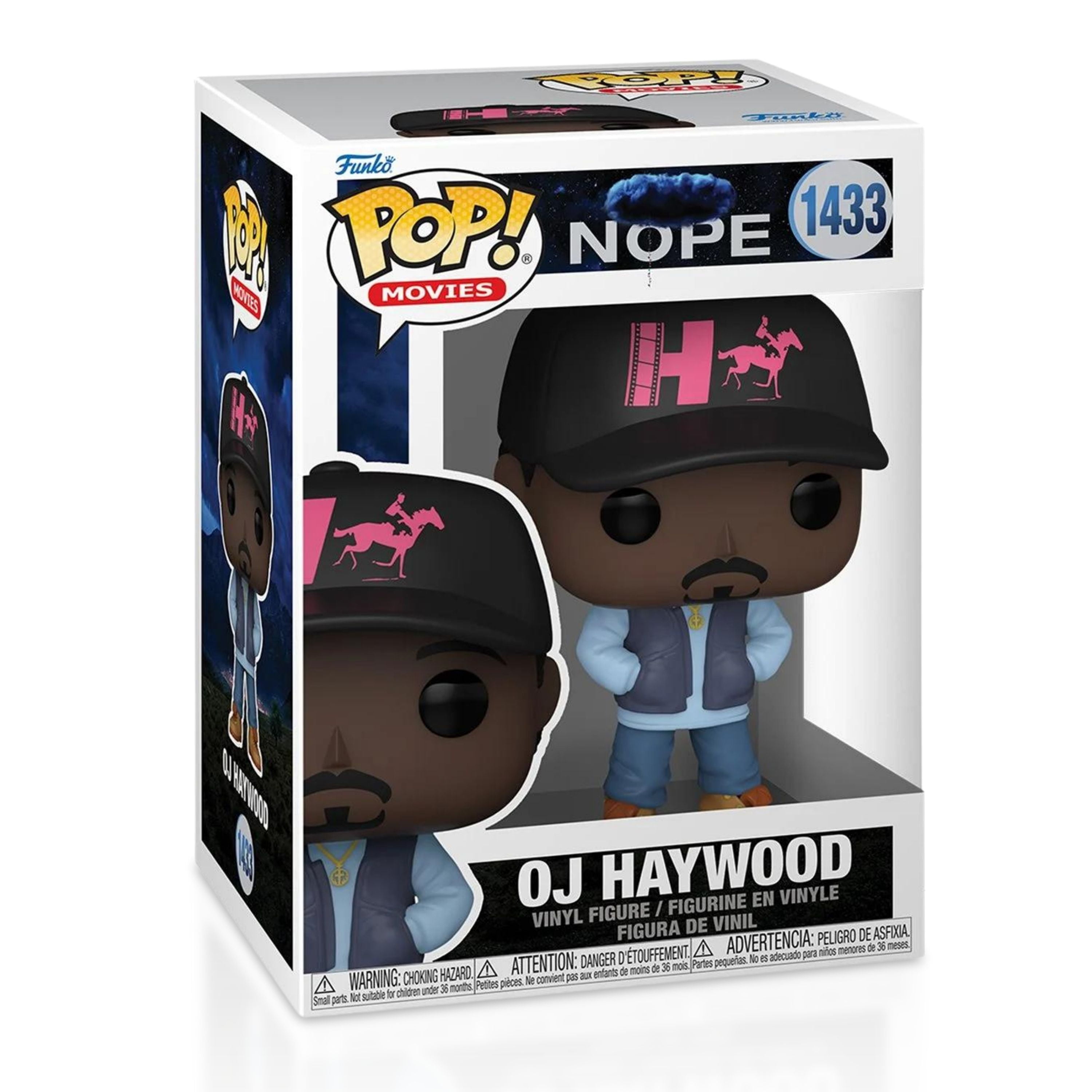 Funko Pop! Movies: NOPE - OJ Haywood #1433 Vinyl Figure Funko Pop! Movies: NOPE - OJ Haywood #1433 Vinyl Figure