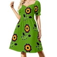 Ojibwe Flower Beadwork Indigenous WAWEZHI CANADA Dress summer dress
