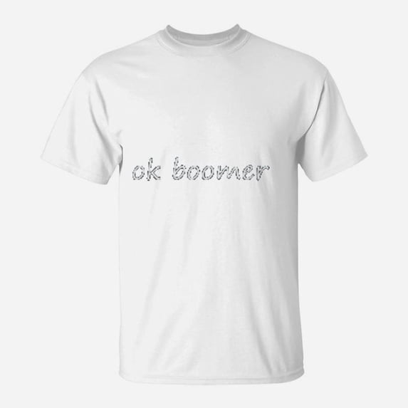 Ok Boomer Text TShirt