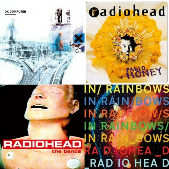 Ok Computer (2LP/180G) & Pablo Honey (180G) & Bends (180G) & In Rainbows (180G)