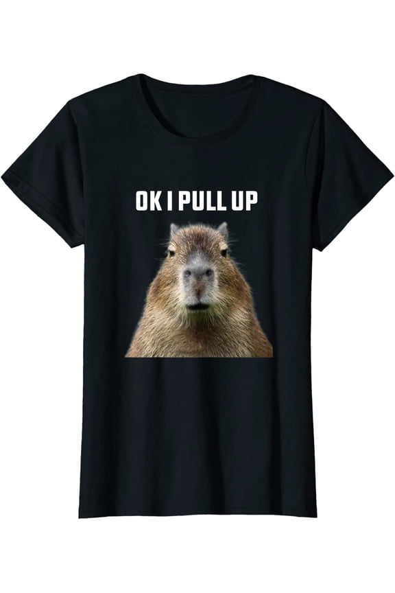 Ok I Pull Up Capybara T-Shirt Gift