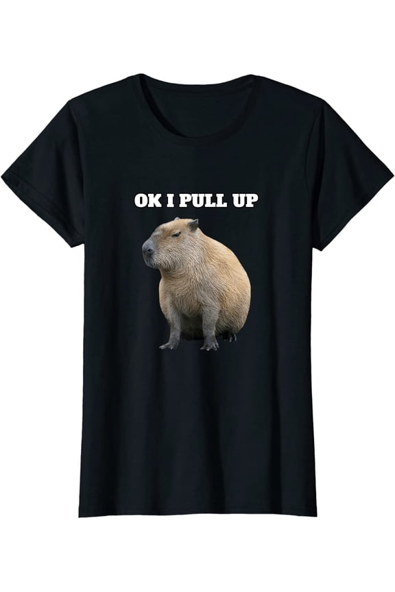 Ok I Pull Up Capybara T-Shirt