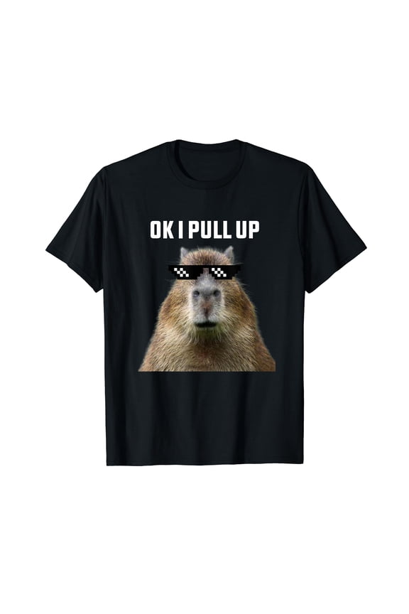 Ok I Pull Up Capybara T-Shirt