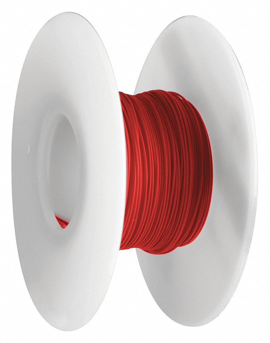 Ok Industries Wire Wrapping Wire,24AWG,Red,100ft R24R-0100