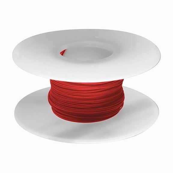 Spooled Wrapping Wire, 30 AWG, Red, Kynar(R), 100 ft R30R-0100