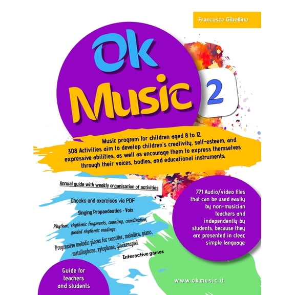 Ok Music level 2 - Music program for children aged 8 to 12: 308 Activities aim to develop children's creativity, se, (Paperback)