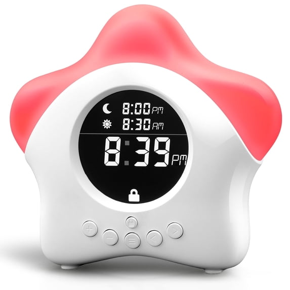 Learn & Climb Toddler Alarm Clock, Sleep Trainer Clock with Nightlight ...
