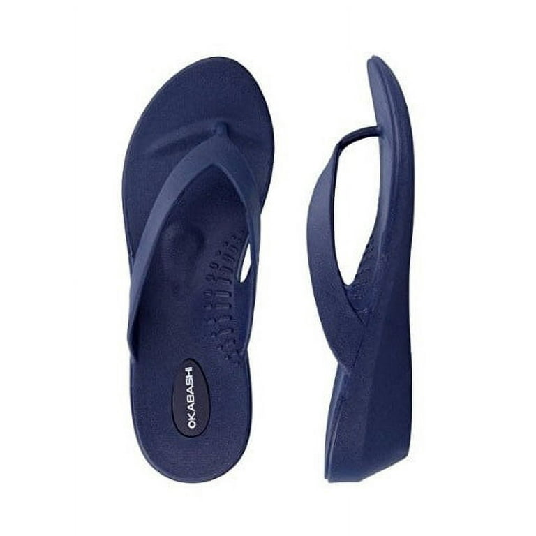 Okabashi Aspire Lakeside Wedge Flip Flops Walmart