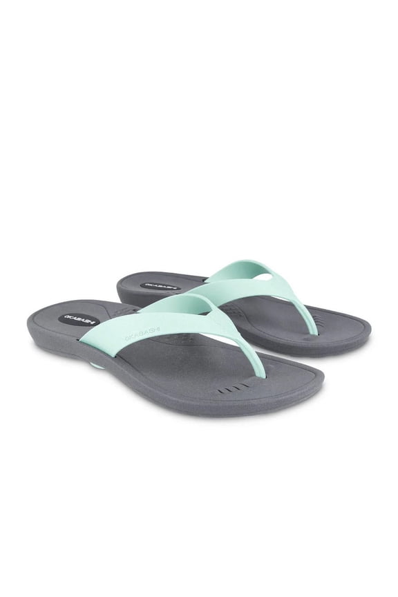 Breeze Women's Flip Flops-Slate/Sea Glass-L
