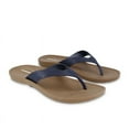 thumbnail image 1 of Okabashi Breeze Women's Flip Flops-Toffee/Navy-L, 1 of 1