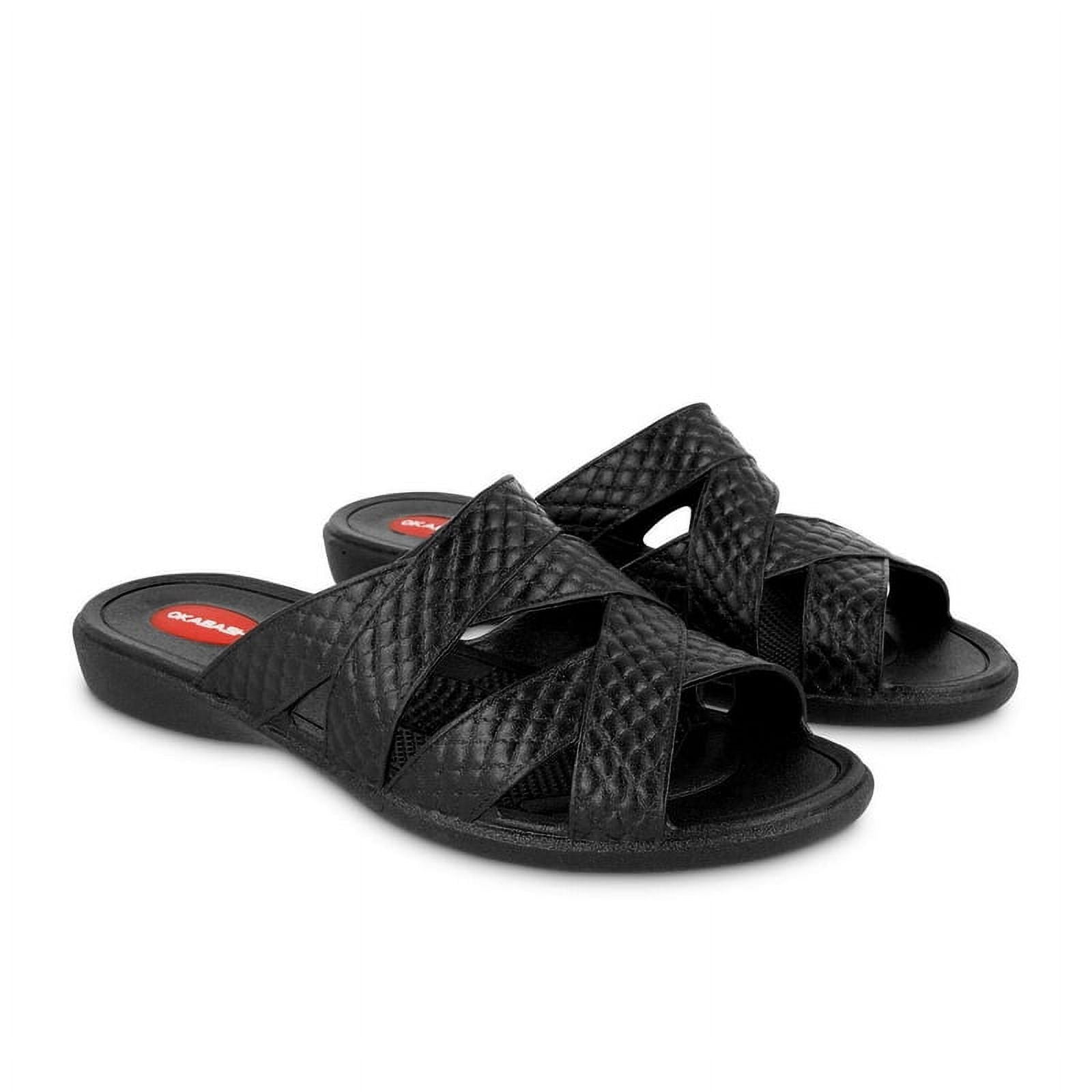 Okabashi Cross Strap Women's Sandals-Guava-S - Walmart.com