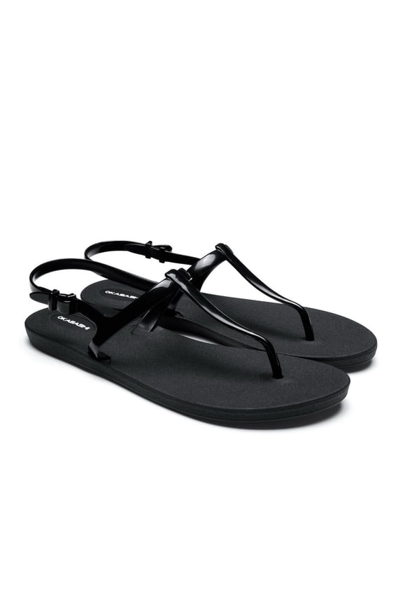 Journey Slim Women's T-Strap Sandals-Black/Black-9