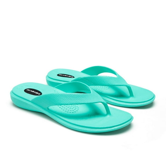 Okabashi Maui Women's Flip Flops - Sea Glass / S