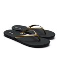 thumbnail image 1 of Okabashi Shoreline Slim Women's Flip Flops-Black/Gold-6, 1 of 9
