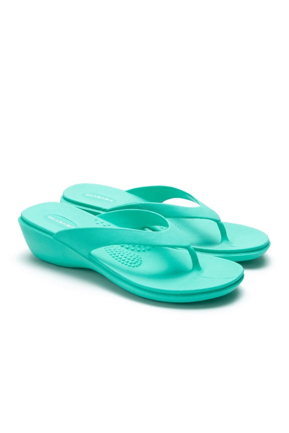 Splash Women's Flip Flops-Sea Glass-M